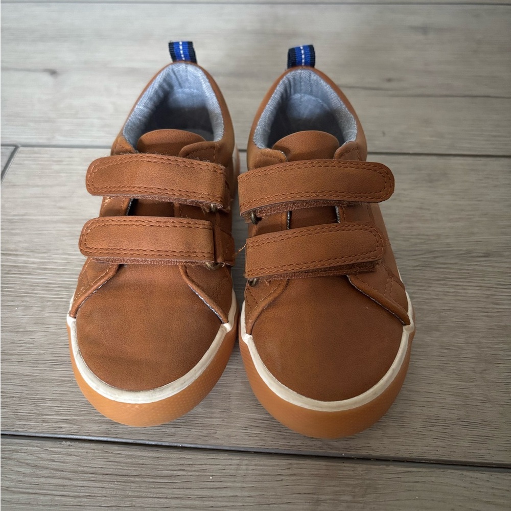 Cat & Jack Brown Kids Sneakers with Velcro